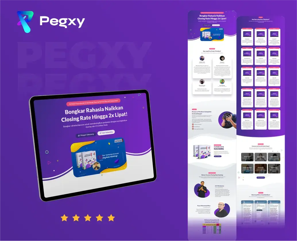 portofolio jasa landing page
