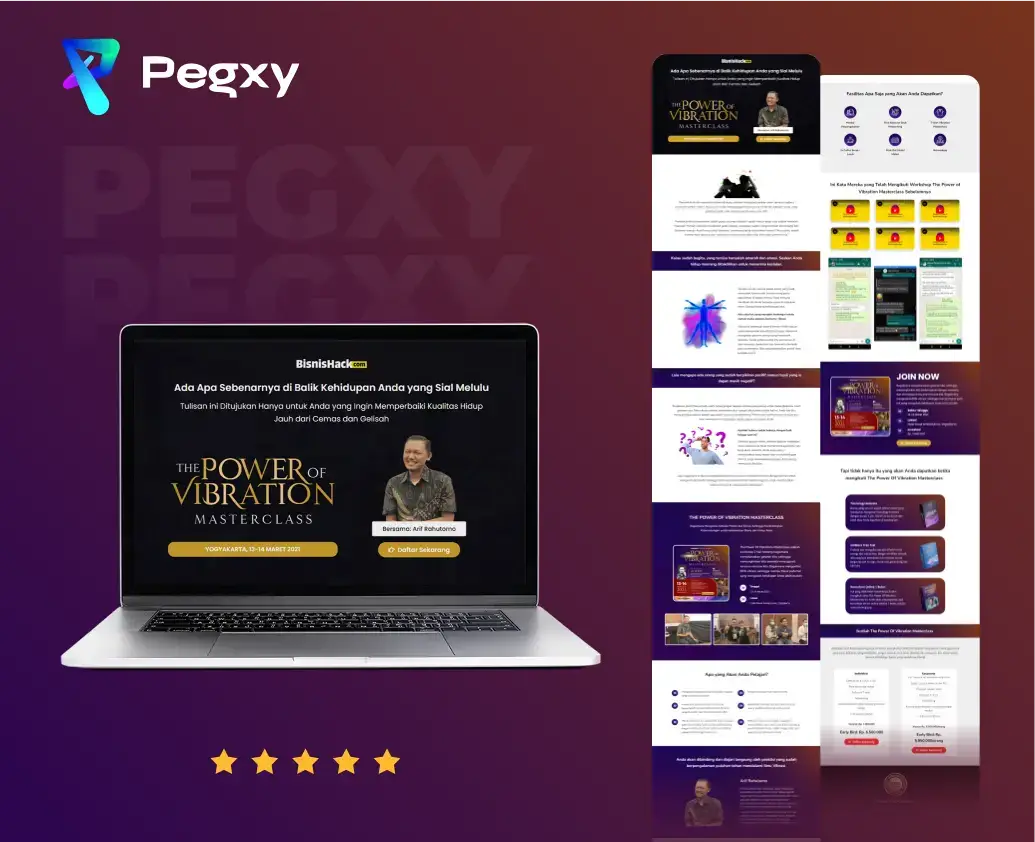 portofolio jasa landing page