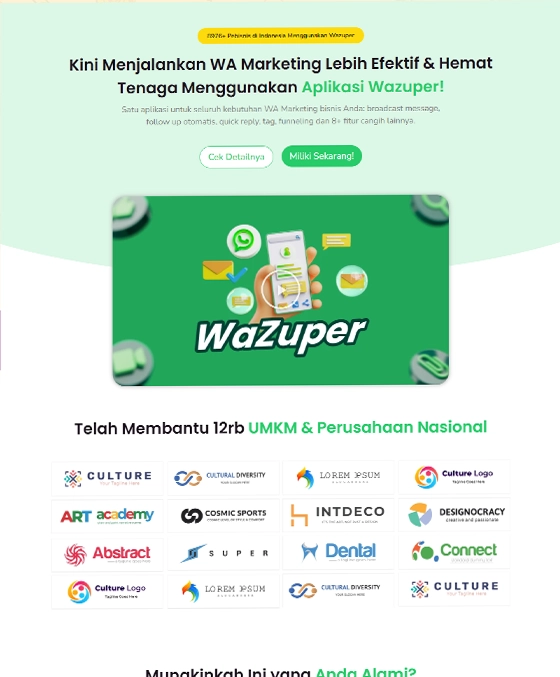 Aplikasi Whatsapp Marketing